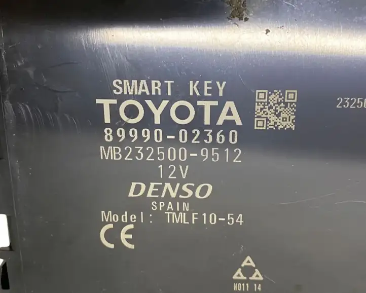 Toyota Auris E180 (2012 - 2018) 8999002360 Блок бесключевого доступа — фото 4
