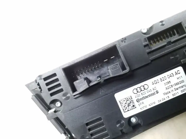 Audi A6 C7 (2011 - 2014) 4G0820043AC Блок управления кондиционером — фото 4