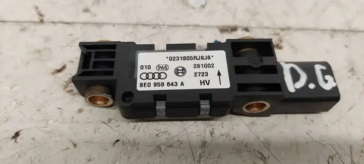 Audi A4 S4 B6 8E 8H (2000 - 2006) 8E0959643A Датчик удара SRS — фото 4