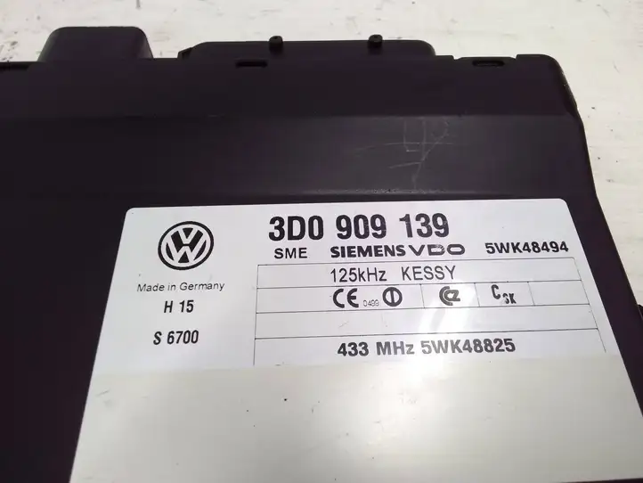 Volkswagen Touareg I (2002 - 2010) 3D0909139 Блок бесключевого доступа — фото 3