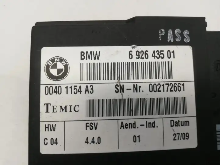 BMW 3 E90 E91 (2005 - 2012) 6926435 Блок управления сиденьем — фото 2