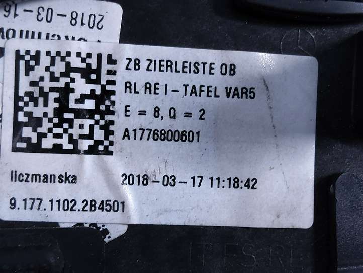 Mercedes-Benz A W177 (2018 - )  A1776891600 Другая деталь панели