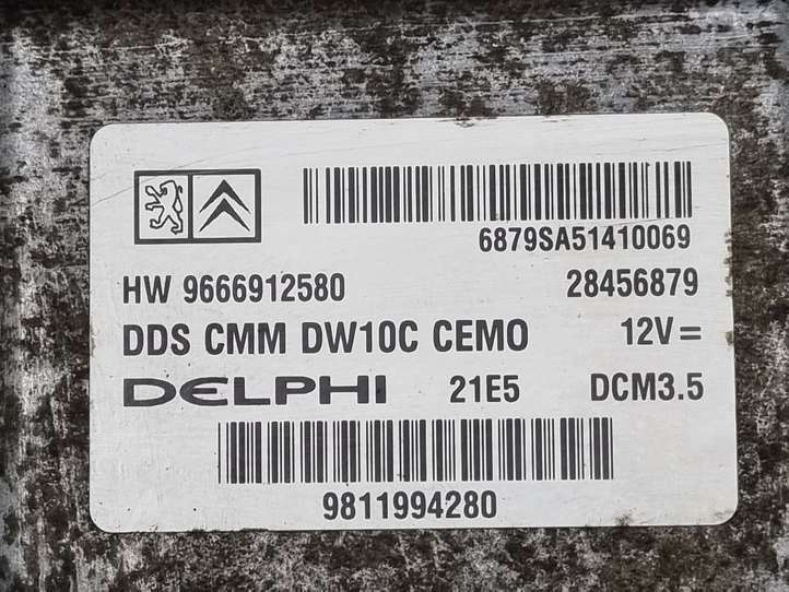 Toyota ProAce Verso (2013 - 2016)  9666912580 Блок управления двигателя