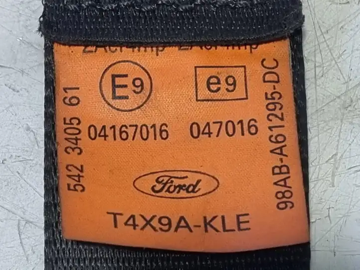 Ford Focus (1998 - 2004) 98ABA61295DC Передний ремень безопасности — фото 1