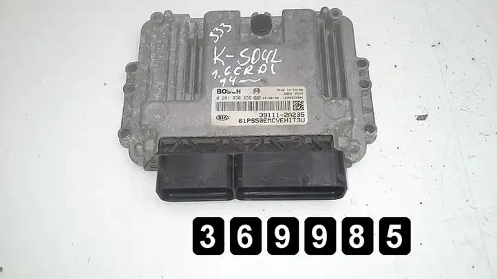 Kia Soul (2014 - 2016) # 1600crdi 0281030239 39111-2a235 Блок управления двигателем (ЭБУ) — фото 1