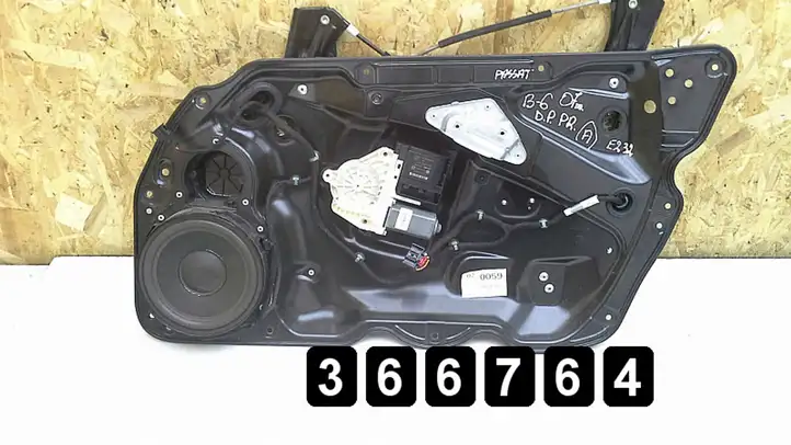 Volkswagen PASSAT B6 (2005 - 2010) uk 37756l 1k0959793l Электростеклоподъемник передний (комплект) — фото 1