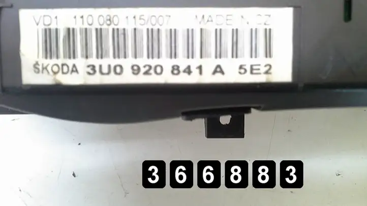 Skoda Superb B5 (3U) (2001 - 2008) 1900 tdi038906019ke 0281011201 european Блок управления двигателем (ЭБУ) — фото 5