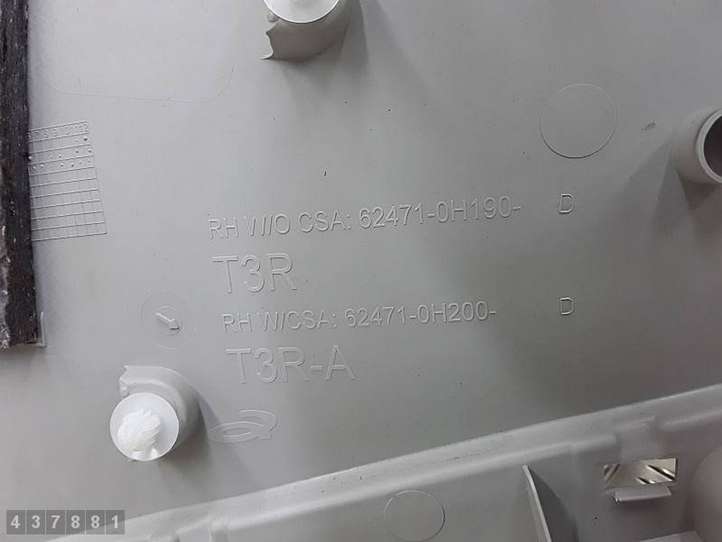 Toyota Aygo (2014 - 2018)  624710H200 Боковая отделка у заднего сиденья (верх)
