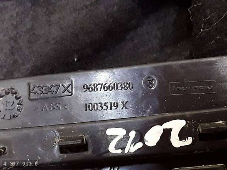 Peugeot 508 (2010 - 2014)  9687660380 Отделка рычага переключения передач (кожа, головка)