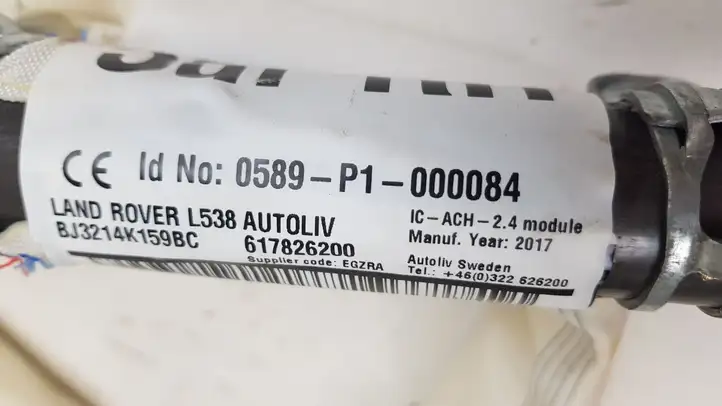Land Rover Evoque I (2011 - 2015) Боковая подушка безопасности шторка — фото 2