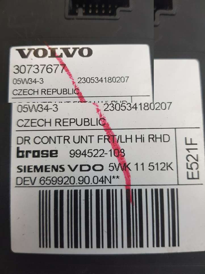 Volvo V50 (2008 - 2012)   электродвигатель переднего стеклоподъемника