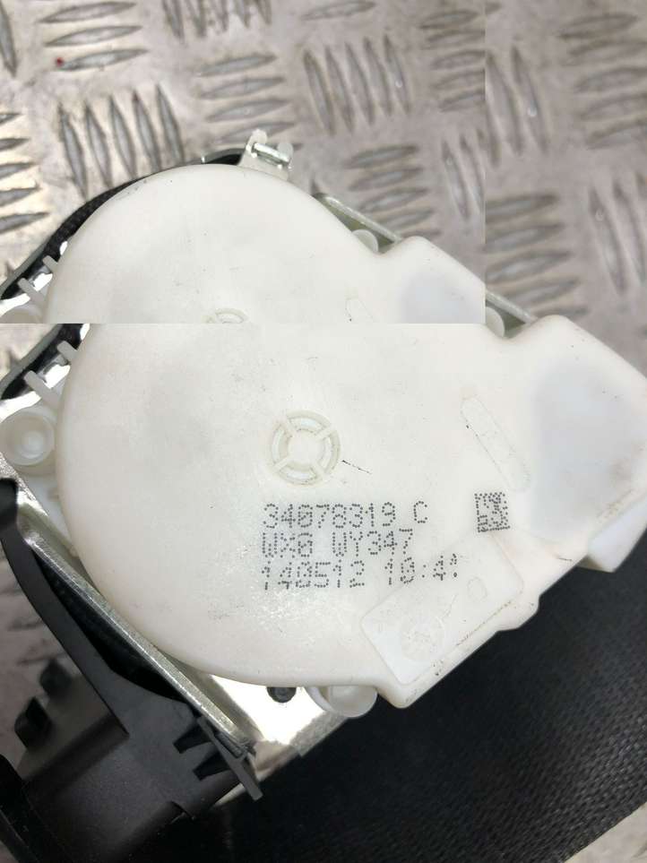 BMW 3 F30 F35 F31 (2012 - 2018)  34078319C Передний ремень безопасности