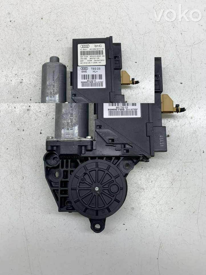 Audi A8 (2002 - 2005)  4E0959801C Механизм подъема окон задней двери