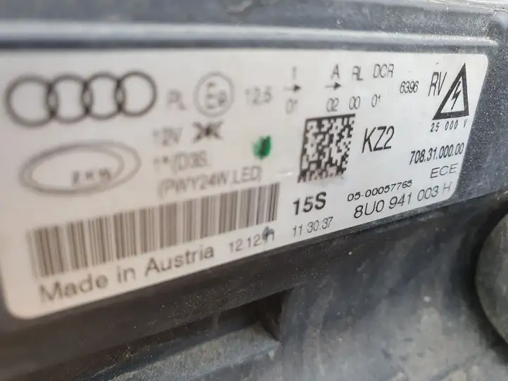 Audi Q3 8U (2011 - 2014) 8U0941003H Передняя фара — фото 6