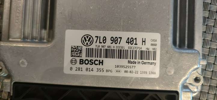 Volkswagen Touareg I (2002 - 2010)  7L0907401H Блок управления двигателя