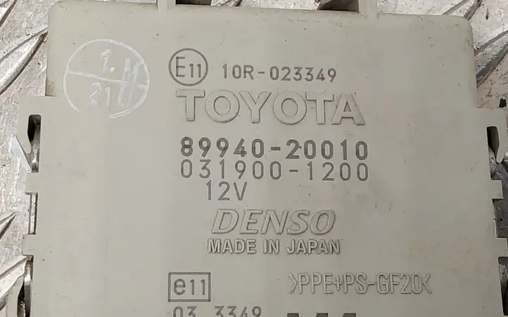 Toyota Avensis T270 (2009 - 2012) 8994020010 Блок управления светом — фото 2