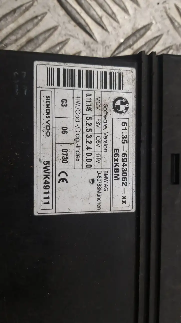 BMW 5 E60 E61 (2004 - 2010) 6943062 Модуль комфорта — фото 3