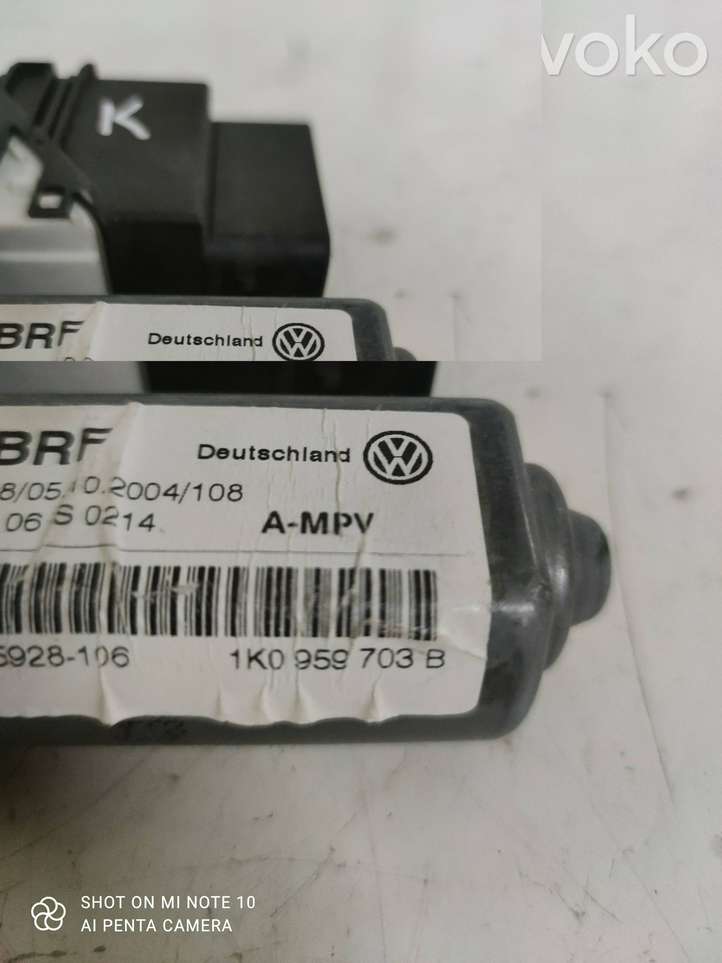 Volkswagen Touran I (2003 - 2010)  1K0959703B Механизм подъема окон задней двери