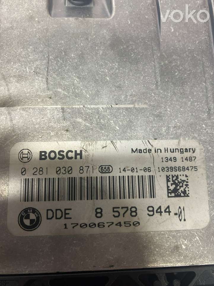 BMW 3 F30 F35 F31 (2012 - 2018)  8578944 Блок управления двигателя