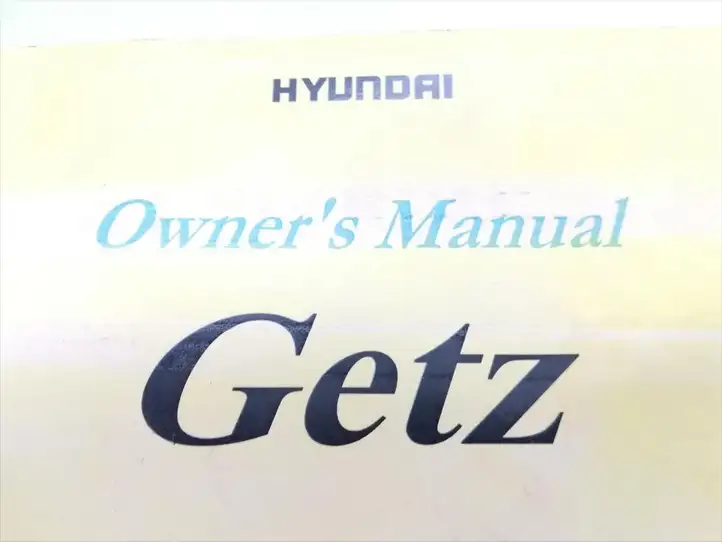 Hyundai Getz (2002 - 2005) Сервисная книжка — фото 2