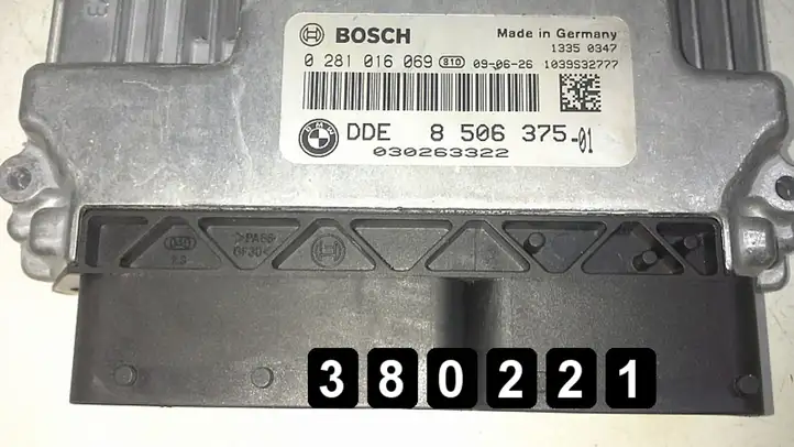 BMW 1 E81 E87 (2004 - 2011) 2000d8506375010281016069 Блок управления двигателем (ЭБУ) — фото 4