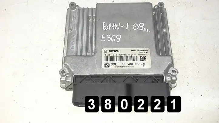 BMW 1 E81 E87 (2004 - 2011) 2000d8506375010281016069 Блок управления двигателем (ЭБУ) — фото 13