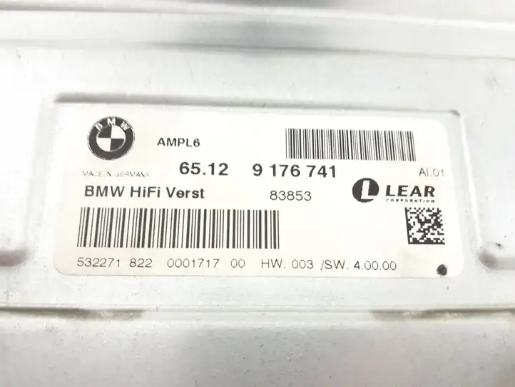BMW 7 F01 (2008 - 2016) 9176741 Усилитель звука — фото 2