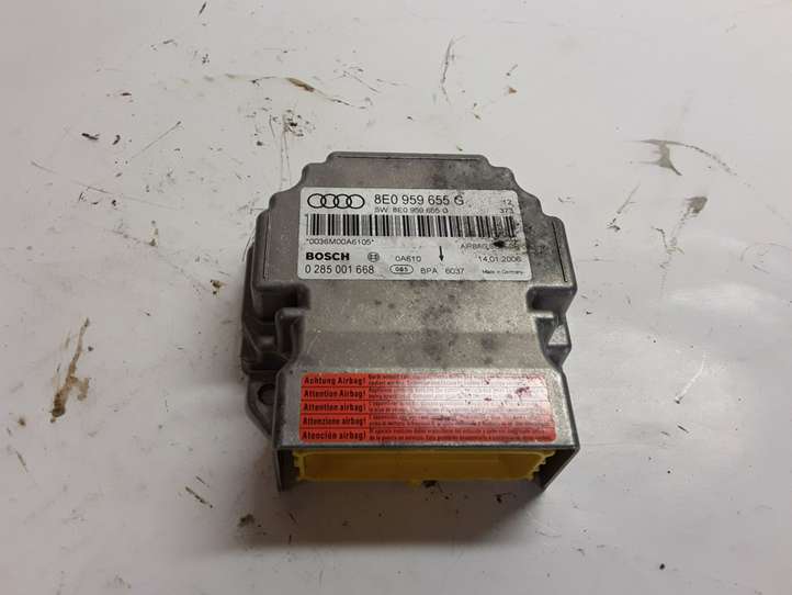 Audi A4 (2004 - 2009)  8E0959655G Блок управления надувных подушек