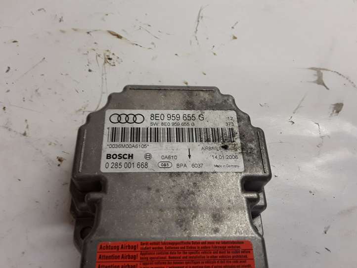 Audi A4 (2004 - 2009)  8E0959655G Блок управления надувных подушек