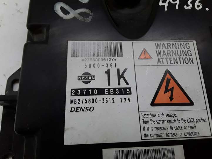 Nissan Navara D40 (2004 - 2015)  23710EB315 Блок управления двигателя