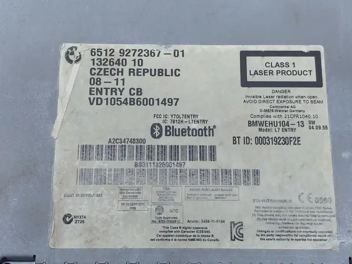 BMW 1 F20 F21 (2011 - 2019) 9272367 Магнитола / мультимедийная система — фото 2