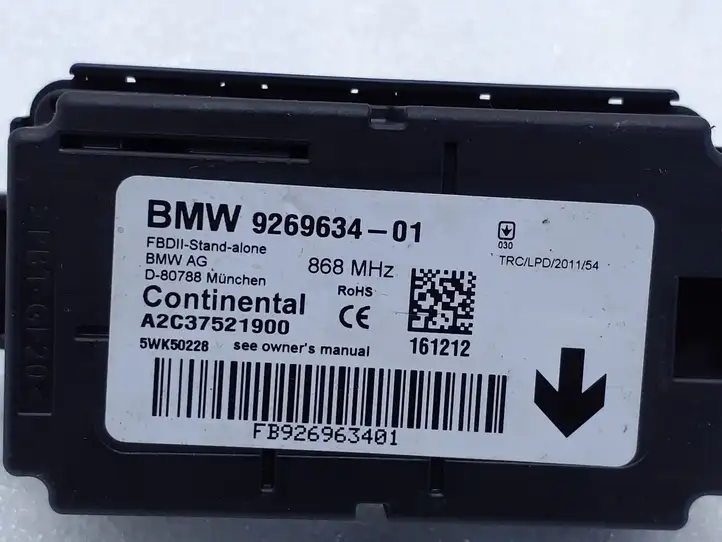 BMW 1 F20 F21 (2011 - 2019) 9269634 Блок управления сигнализацией — фото 2