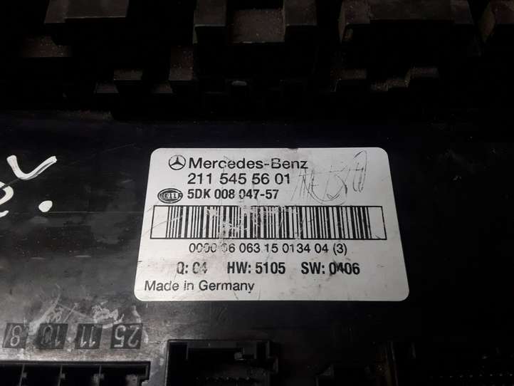 Mercedes-Benz E W211 (2002 - 2009)  2115455601 Блок предохранителей