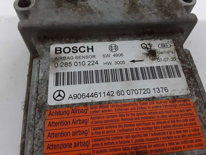 Mercedes-Benz Sprinter W906 (2006 - 2018)  0285010224 Блок управления надувных подушек
