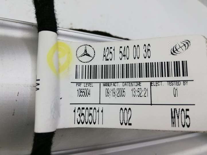 Mercedes-Benz ML W164 (2005 - 2011)  A2515400036 Подушка безопастности пассажира