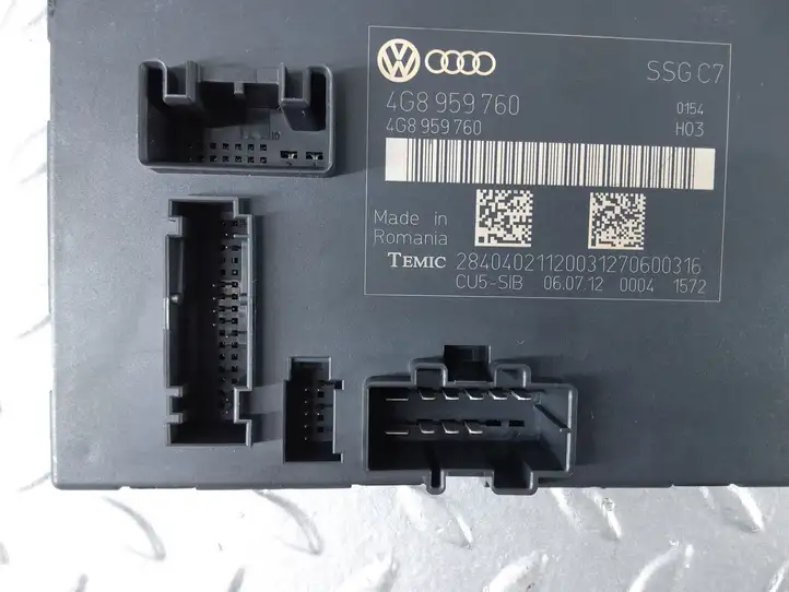 Audi A6 C7 (2011 - 2014) 4G8959760 Блок управления сиденьем — фото 5