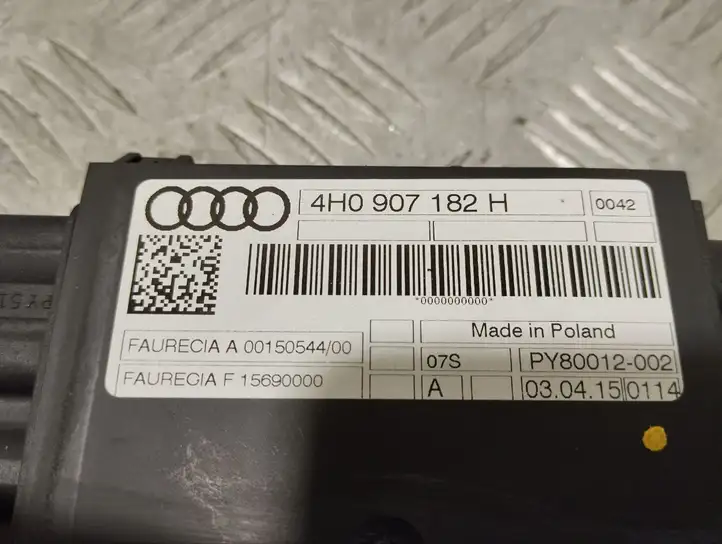 Audi A8 S8 D4 4H (2013 - 2017) 4H0907182H Блок управления сиденьем — фото 2