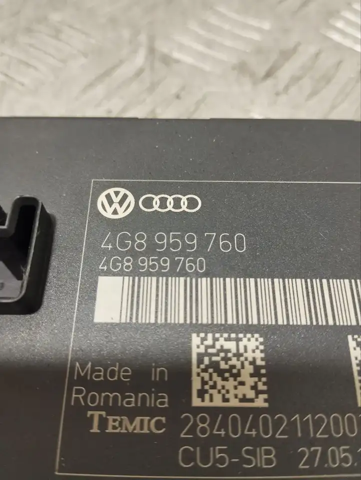 Audi A6 C7 (2011 - 2014) 4G8959760 Блок управления сиденьем — фото 2