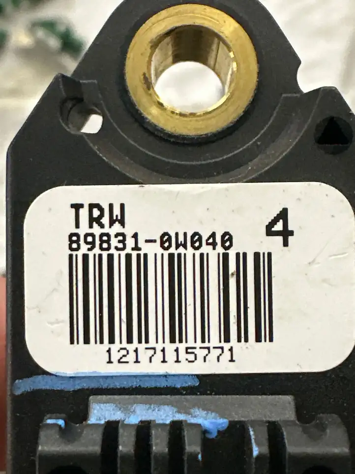 Toyota Corolla Verso AR10 (2004 - 2009) 898310W040 Датчик удара SRS — фото 3