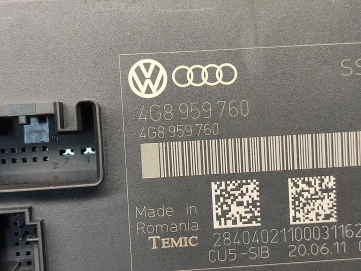 Audi A6 C7 (2011 - 2014) 4G8959760 Блок управления сиденьем — фото 4