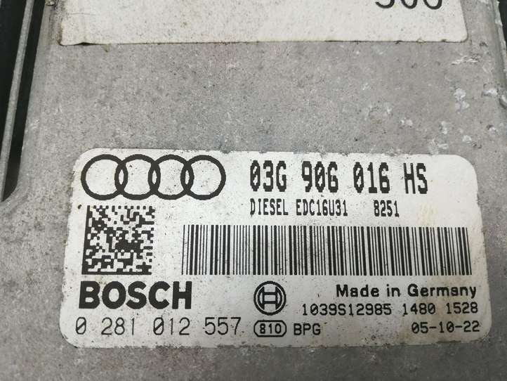 Audi A6 (2004 - 2008)  03G906016 Блок управления двигателя
