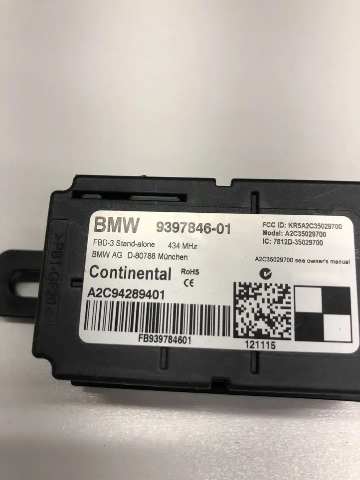 BMW 3 F30 F35 F31 (2012 - 2018) 9397846 Блок управления антеннами — фото 2