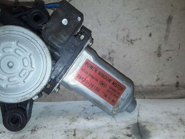 Hyundai Santa Fe (2000 - 2005)  9882026100 электродвигатель переднего стеклоподъемника