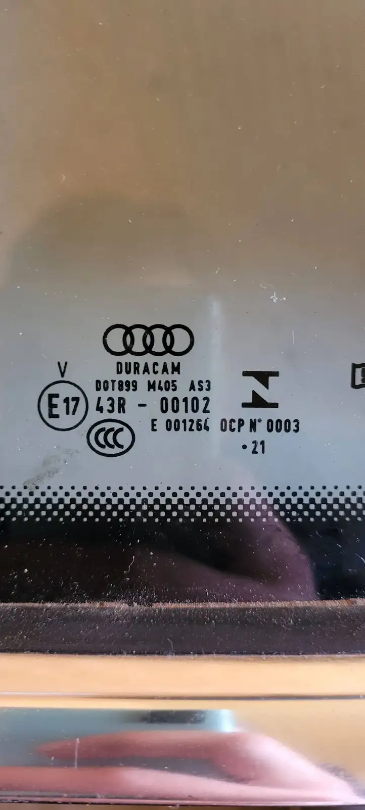 Audi A5 8T 8F (2011 - 2016) 43R00102 Стекло раздвижной двери — фото 2