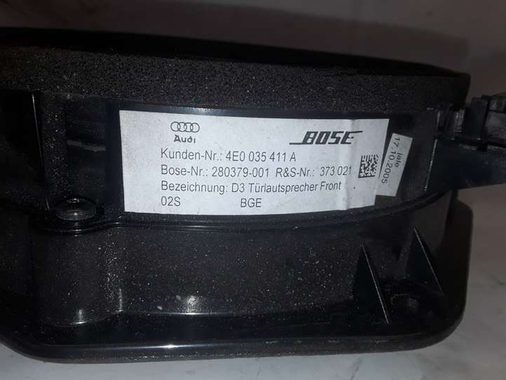 Audi A8 (2005 - 2007)  4E0035411A Громкоговоритель (громкоговорители) в передних дверях