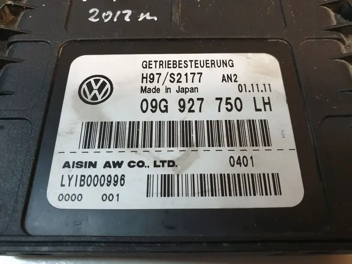 Volkswagen PASSAT B7 (2011 - 2014) 09G927750LH Блок управления АКПП — фото 2