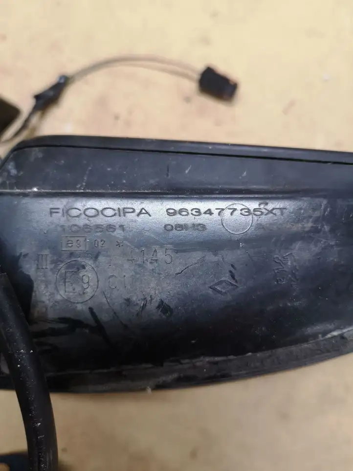 Peugeot 307 CC (2001 - 2005) 96347735XT Боковое зеркало с электроприводом — фото 4