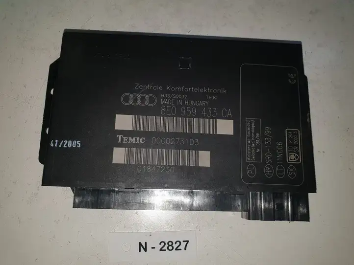 Audi A4 S4 B8 8K (2007 - 2011) 8E0959433CA Модуль комфорта — фото 1