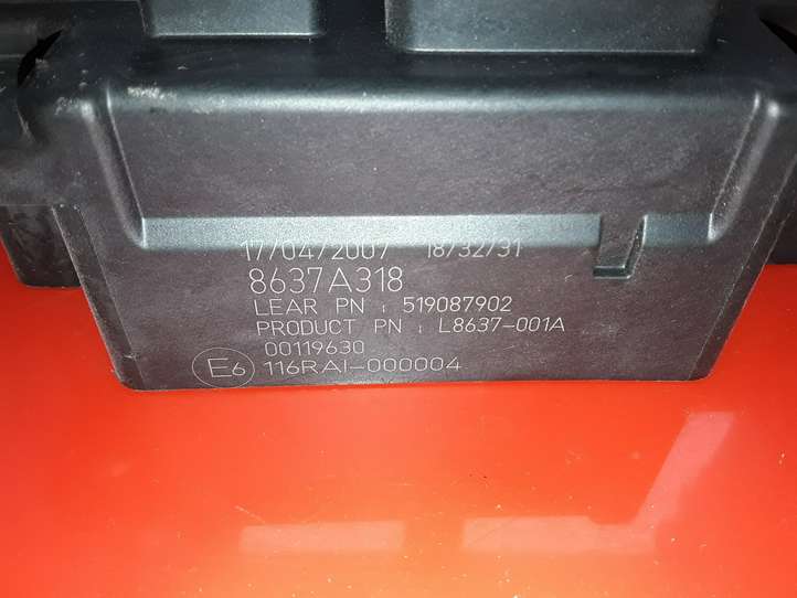 Citroen C-Crosser (2007 - 2013)  8637A318 Блок предохранителей