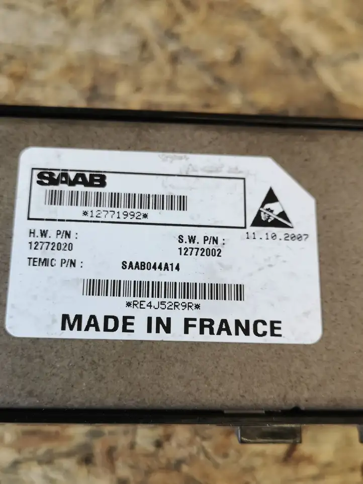 Saab 9-3 Ver2 (2003 - 2007) 12782002 Кнопка стеклоподъемников — фото 2
